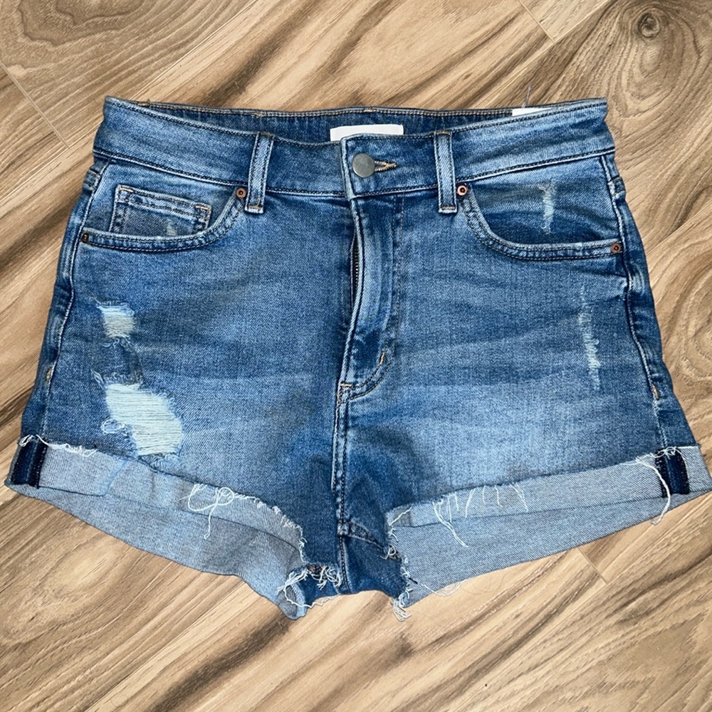 EUC H&M high waisted jean shorts